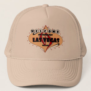 GORRA DE CAMIONERO BIENVENIDOS A LAS VEGAS ÚNICAS, ORIGINALES, DI
