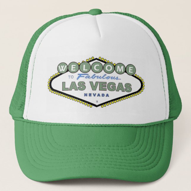 Gorra De Camionero Bienvenidos al fabuloso Cap de Las Vegas (Anverso)