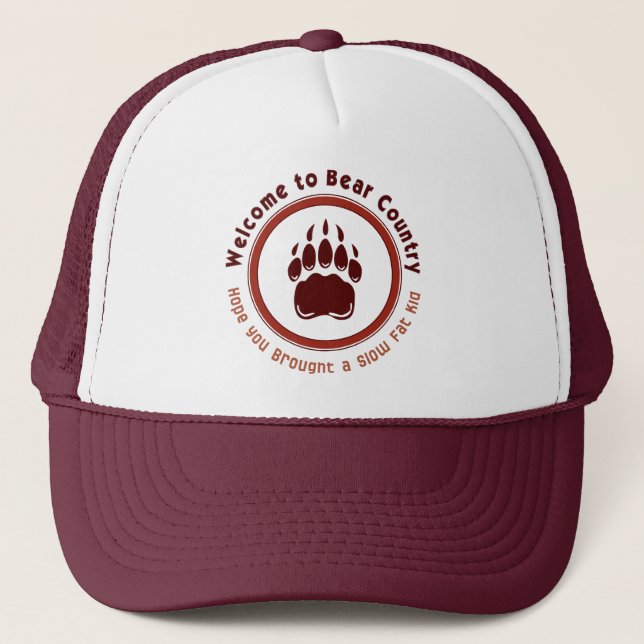 Gorra De Camionero Bienvenidos al País del Oso (Anverso)