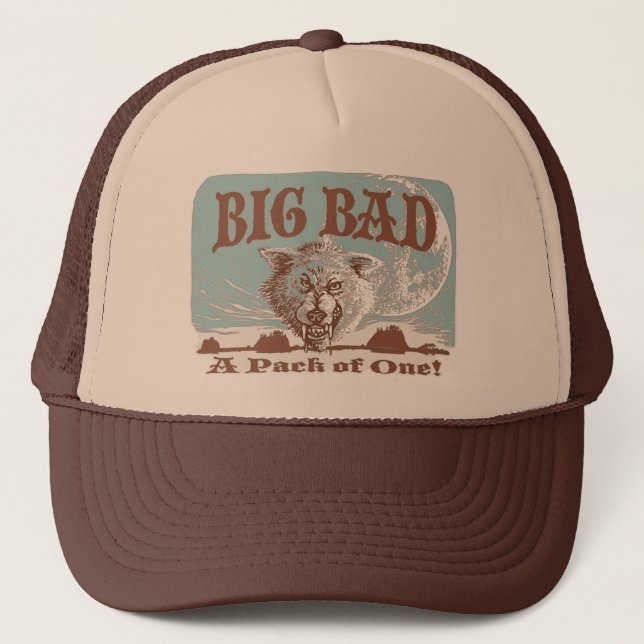 Gorra De Camionero Big Bad Wolf Gear by Mudge Studios (Anverso)