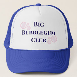 Gorra De Camionero "Big Bubblegum Club" Burbujas Amiga Divertida Brom