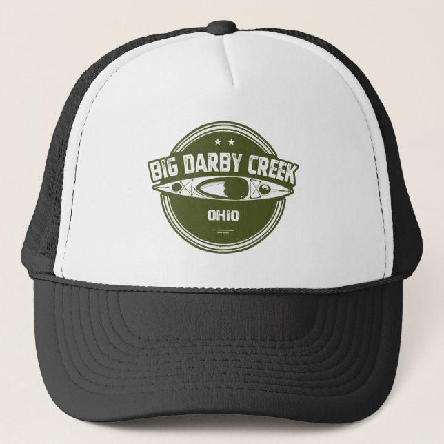 Gorra De Camionero Big Darby Creek Ohio Kayaking (Anverso)
