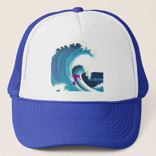Gorra De Camionero Big Wave Surfer Thunder_Cove (Anverso)