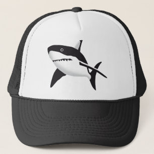Gorra De Camionero big white shark