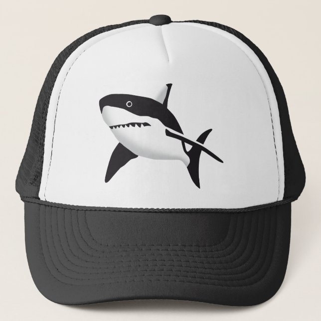 Gorra De Camionero big white shark (Anverso)