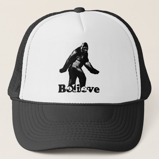 Gorra De Camionero Bigfoot cree (Anverso)