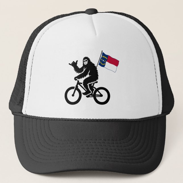 Gorra De Camionero Bigfoot Cycling North Carolina Flag (Anverso)
