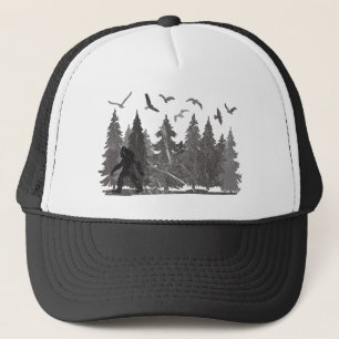 Gorra De Camionero Bigfoot in the Forest Sasquatch Yeti