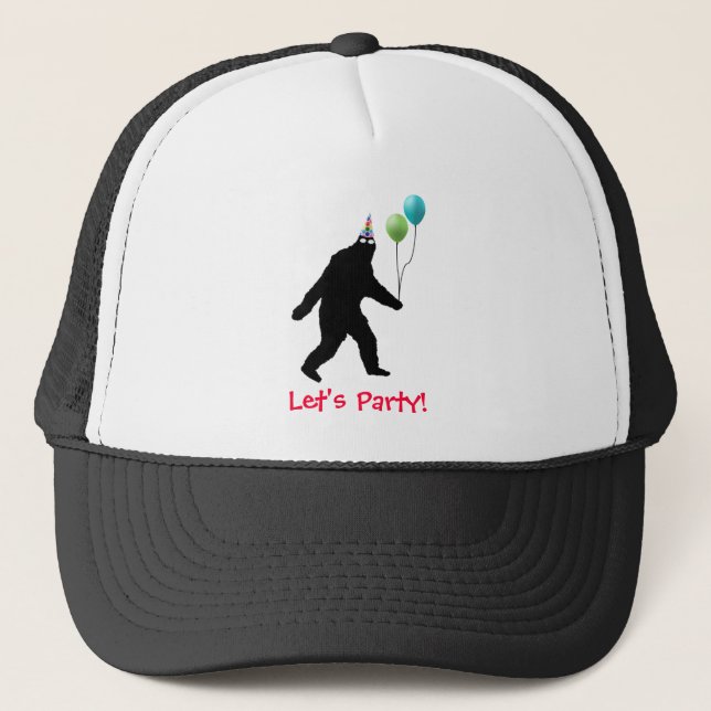 Gorra De Camionero Bigfoot nos dejó ir de fiesta (Anverso)