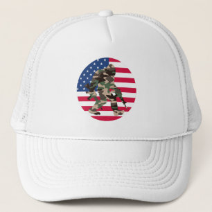 Gorra De Camionero Bigfoot Sasquatch Camo