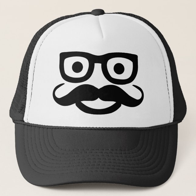 Gorra De Camionero bigote de los vidrios (Anverso)