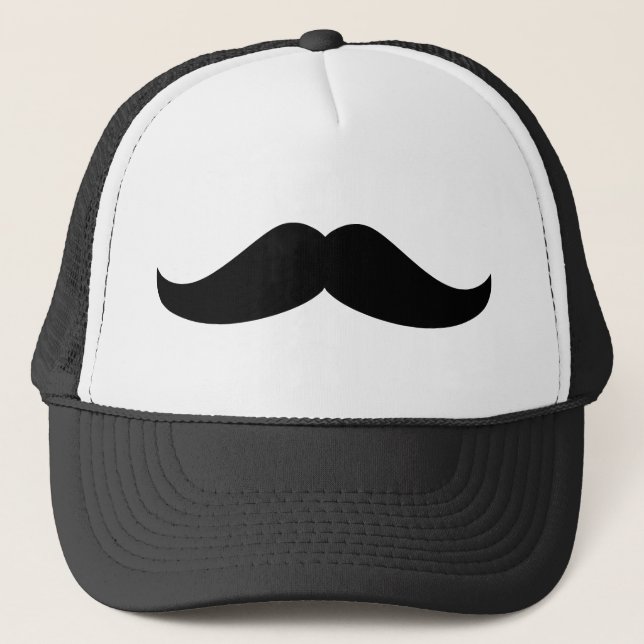 Gorra De Camionero Bigote negro (Anverso)
