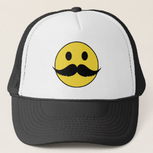 Gorra De Camionero Bigote negro divertido retro del manillar