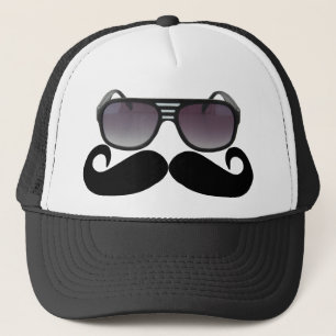 Gorra De Camionero Bigote negro o bigote negro para los regalos Tr de