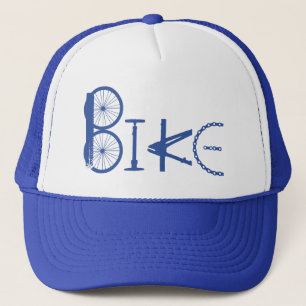 Gorra De Camionero BIKE Motivación de arte de palabra hecho de piezas