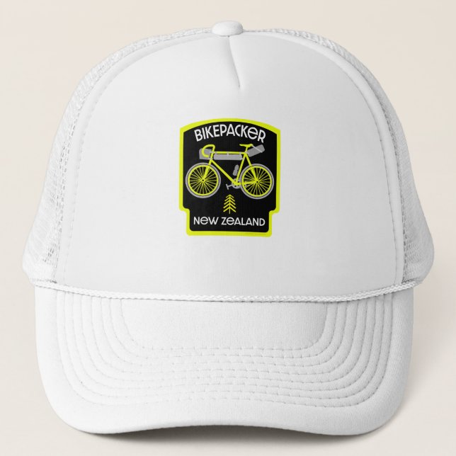 Gorra De Camionero Bikepacking Nueva Zelanda (Anverso)