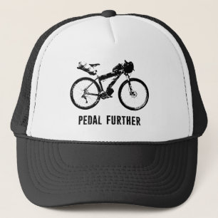Gorra De Camionero Bikepacking posterior del pedal