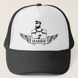Gorra De Camionero Biker - Cubierta de cuero de papi