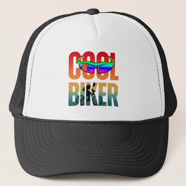 Gorra De Camionero Biker Guay de época (Anverso)