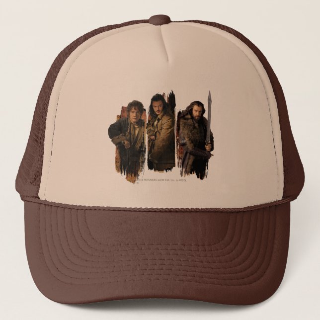 Gorra De Camionero BILBO BAGGINS™, Bard y Thorin Graphic (Anverso)