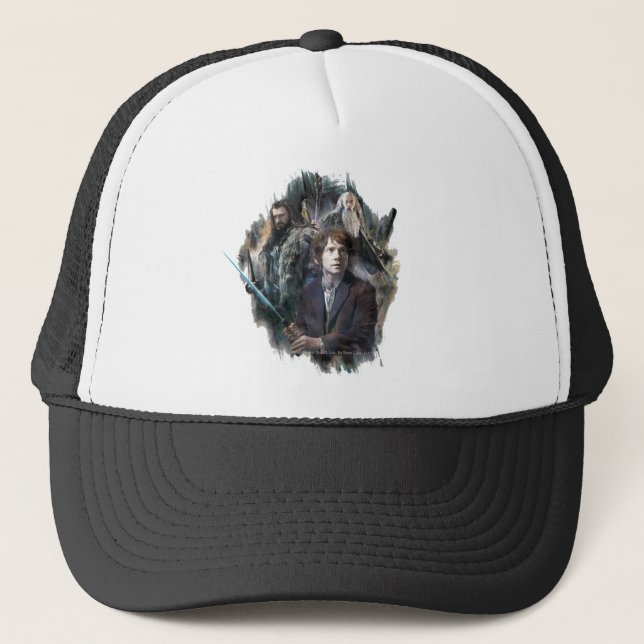 Gorra De Camionero BILBO BAGGINS™, Thorin y Gandalf (Anverso)
