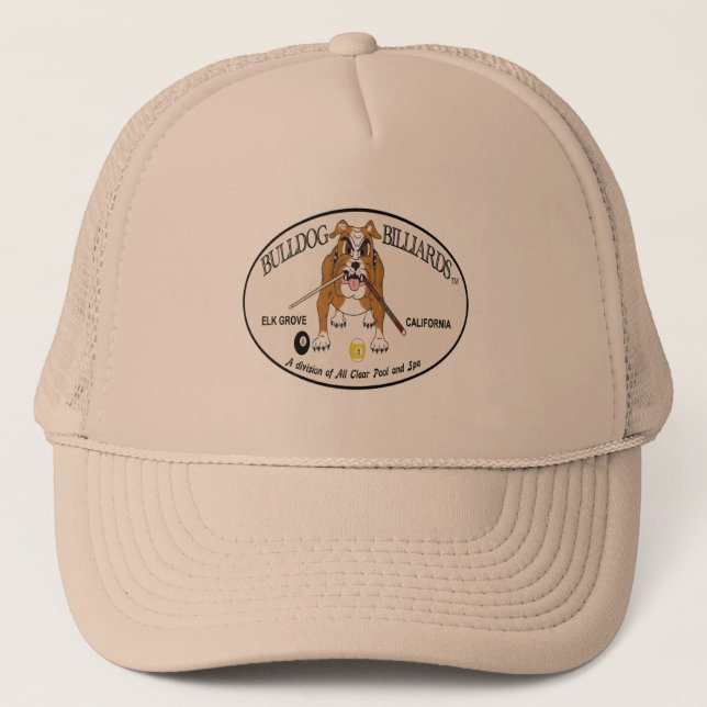 Gorra De Camionero Billares de los bulldoges (Anverso)