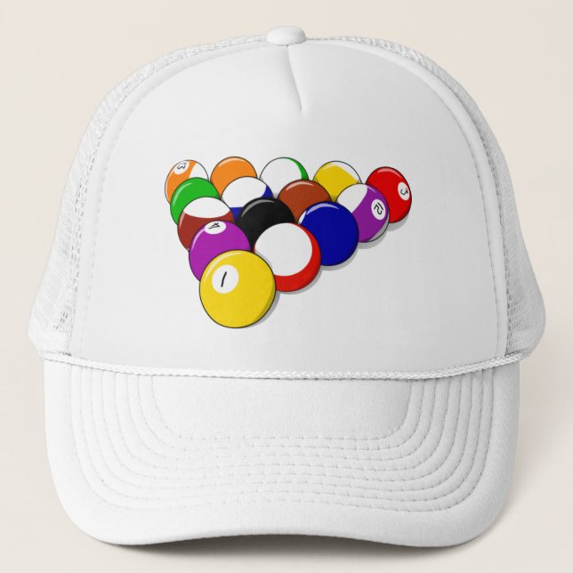 Gorra De Camionero Billiards—Cuelgan de ellos! (Anverso)