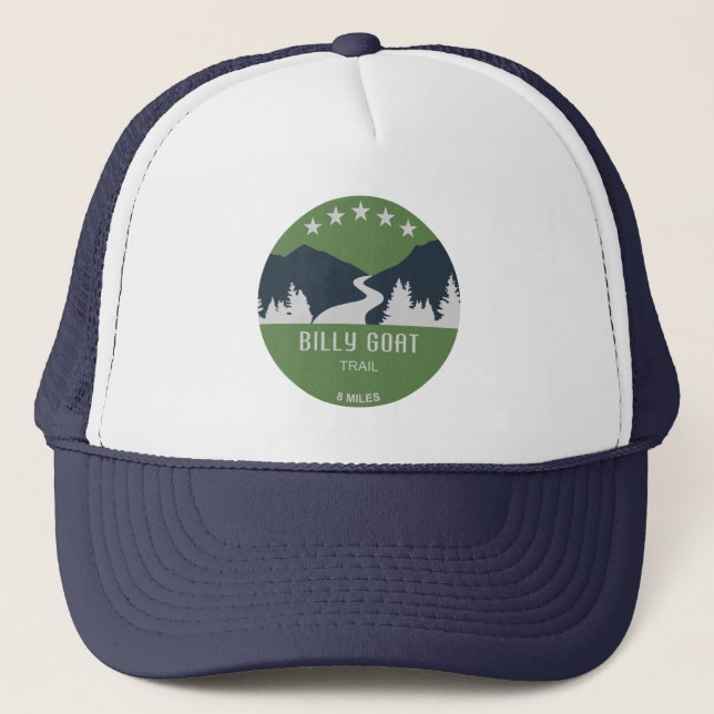 Gorra De Camionero Billy Goat Trail Maryland (Anverso)