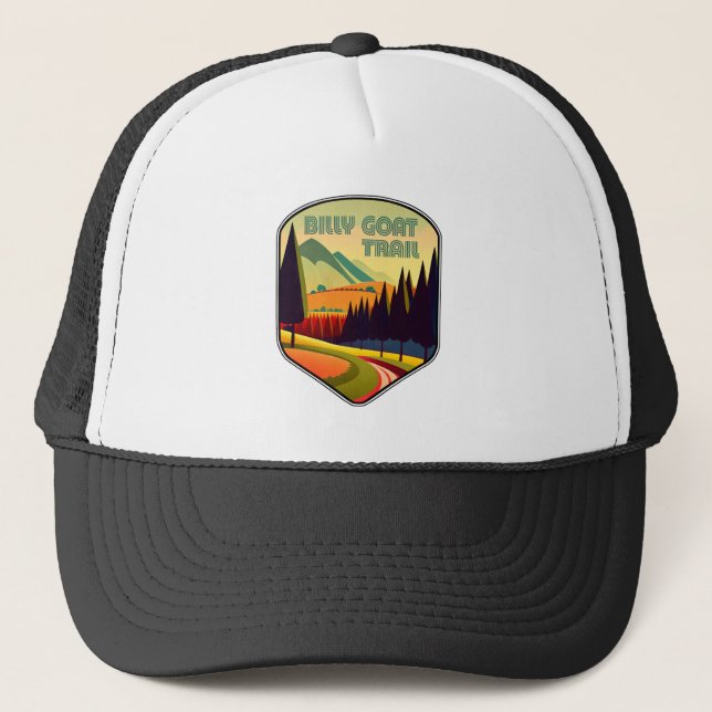 Gorra De Camionero Billy Goat Trail Maryland Colors (Anverso)