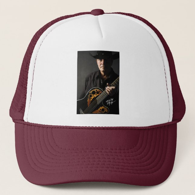 Gorra De Camionero Billy Kay Cowboy Guitar Trucker Hats (Anverso)