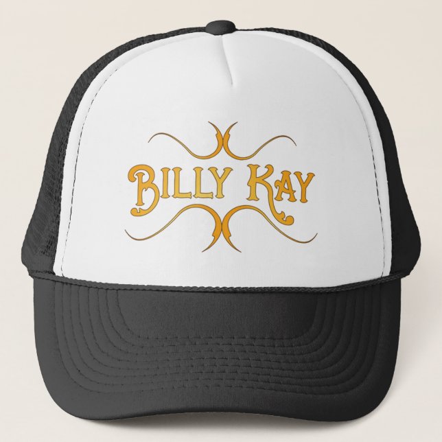 Gorra De Camionero Billy Kay Yellow Logo Trucker Hats (Anverso)