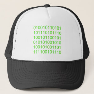 Gorra De Camionero Binario verde 01 - GeekShirts