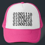 GORRA DE CAMIONERO BINARY NERD<br><div class="desc">NERD IN BINARY
Globe Trotters specialises in idiosyncratic imagery from around the globe. Here you will find unique Greeting Cards, Postcards, Posters, Mousepads and more.</div>