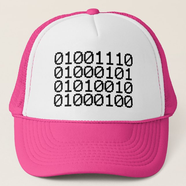 GORRA DE CAMIONERO BINARY NERD (Anverso)