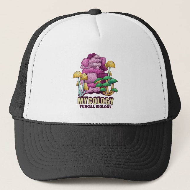 Gorra De Camionero Biología micótica fúngica (Anverso)