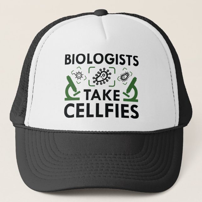 Gorra De Camionero Biólogos Toman Celltrust (Anverso)