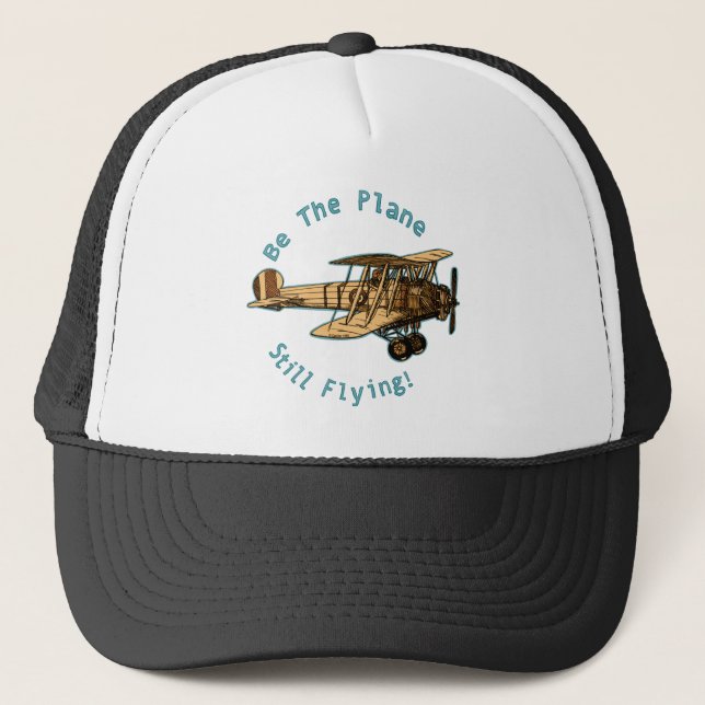 Gorra De Camionero Biplano de avión (Anverso)