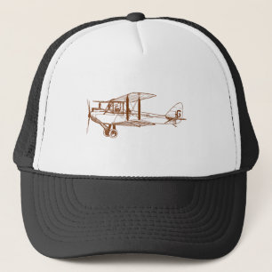 Gorra De Camionero Biplano vintage - Marrón nogal