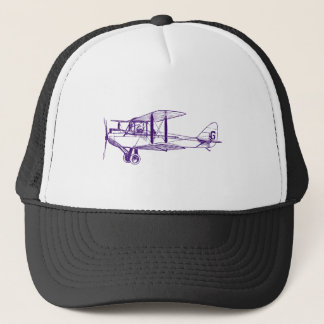 Gorra De Camionero Biplano vintage - Púrpura Profundo