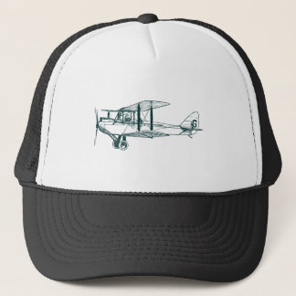 Gorra De Camionero Biplano vintage - Verde oscuro