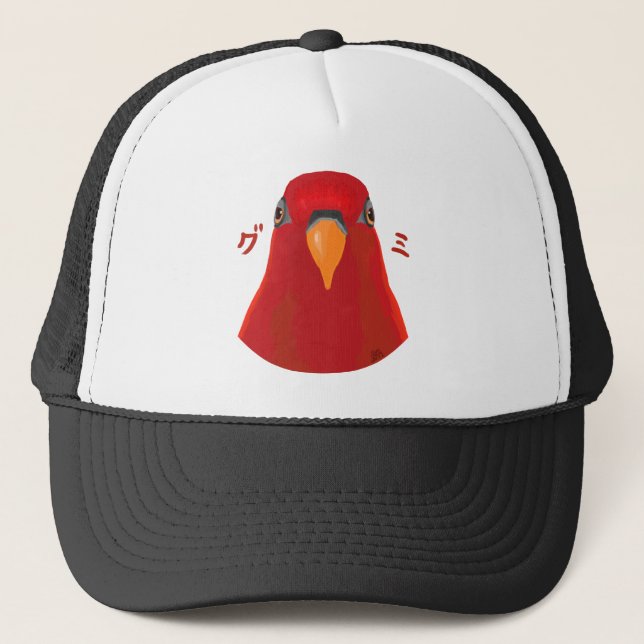 Gorra De Camionero Birbo rojo "GUMI" (Anverso)