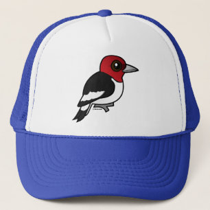 Gorra De Camionero Birdorable Rojo-dirigió la pulsación de corrient