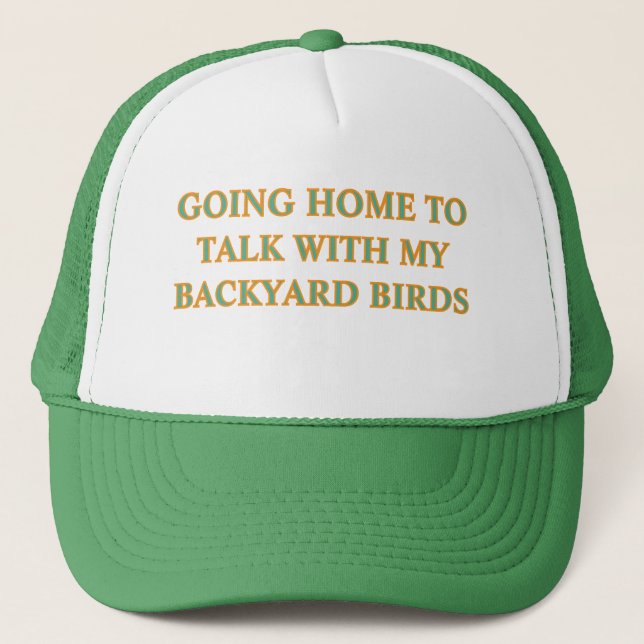 GORRA DE CAMIONERO BIRDWATCHER TRUCKER SIENTE "...MIS PÁJAROS..." (Anverso)