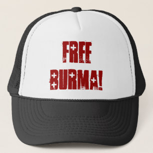 GORRA DE CAMIONERO ¡BIRMANIA LIBRE!