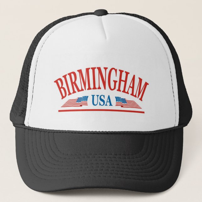 Gorra De Camionero Birmingham Alabama los E.E.U.U. (Anverso)