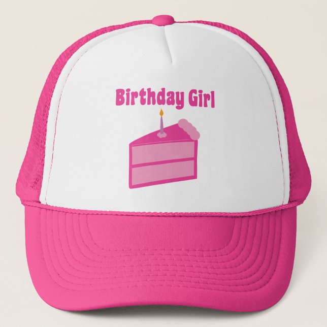 Gorra De Camionero Birthday Girl (Anverso)