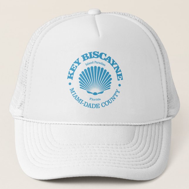 Gorra De Camionero Biscayne clave (concha marina) (Anverso)