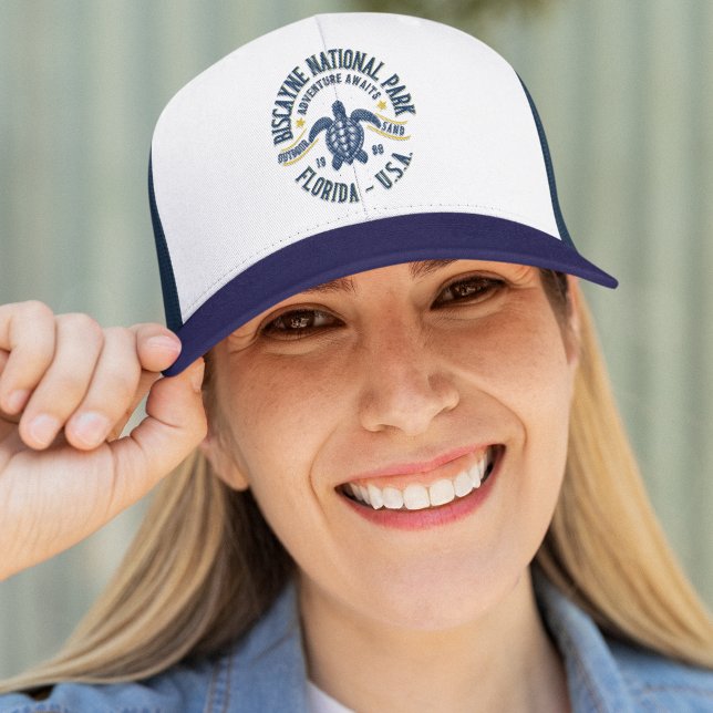 Gorra De Camionero Biscayne Marine Park Florida (Subido por el creador)
