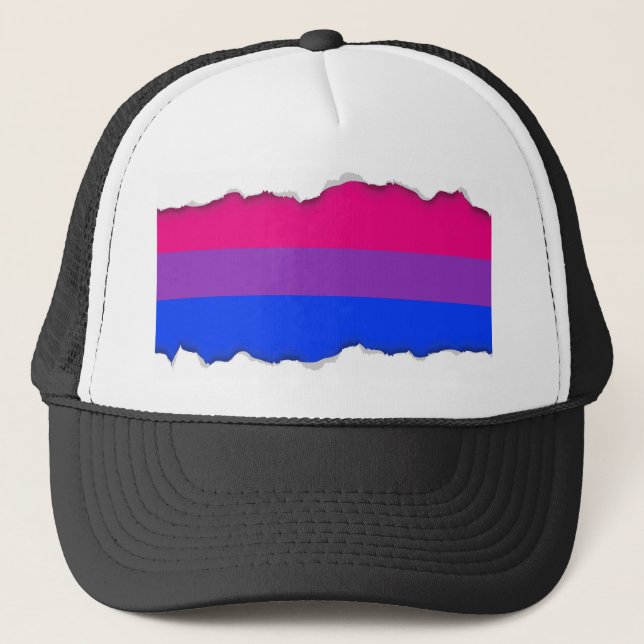 Gorra De Camionero Bisexual Pride Flag (Anverso)