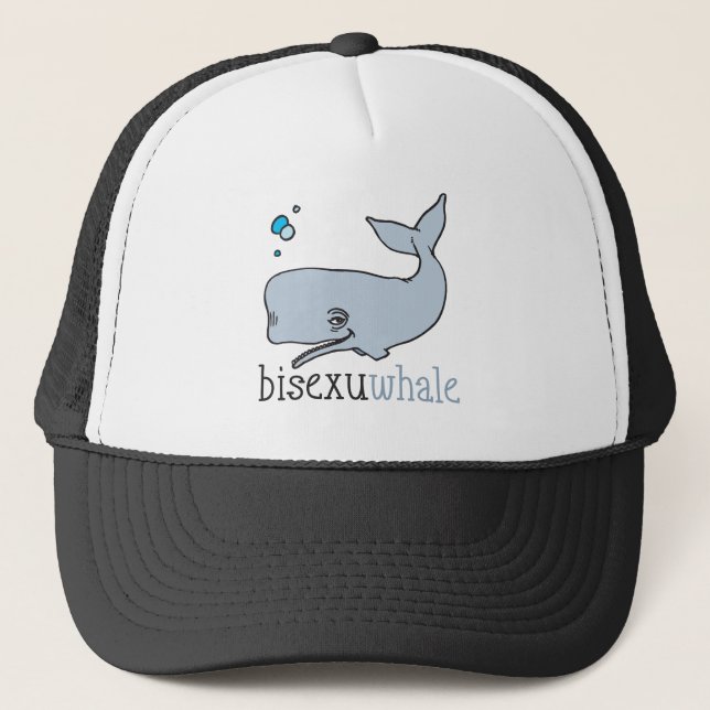 GORRA DE CAMIONERO BISEXUWHALE (Anverso)